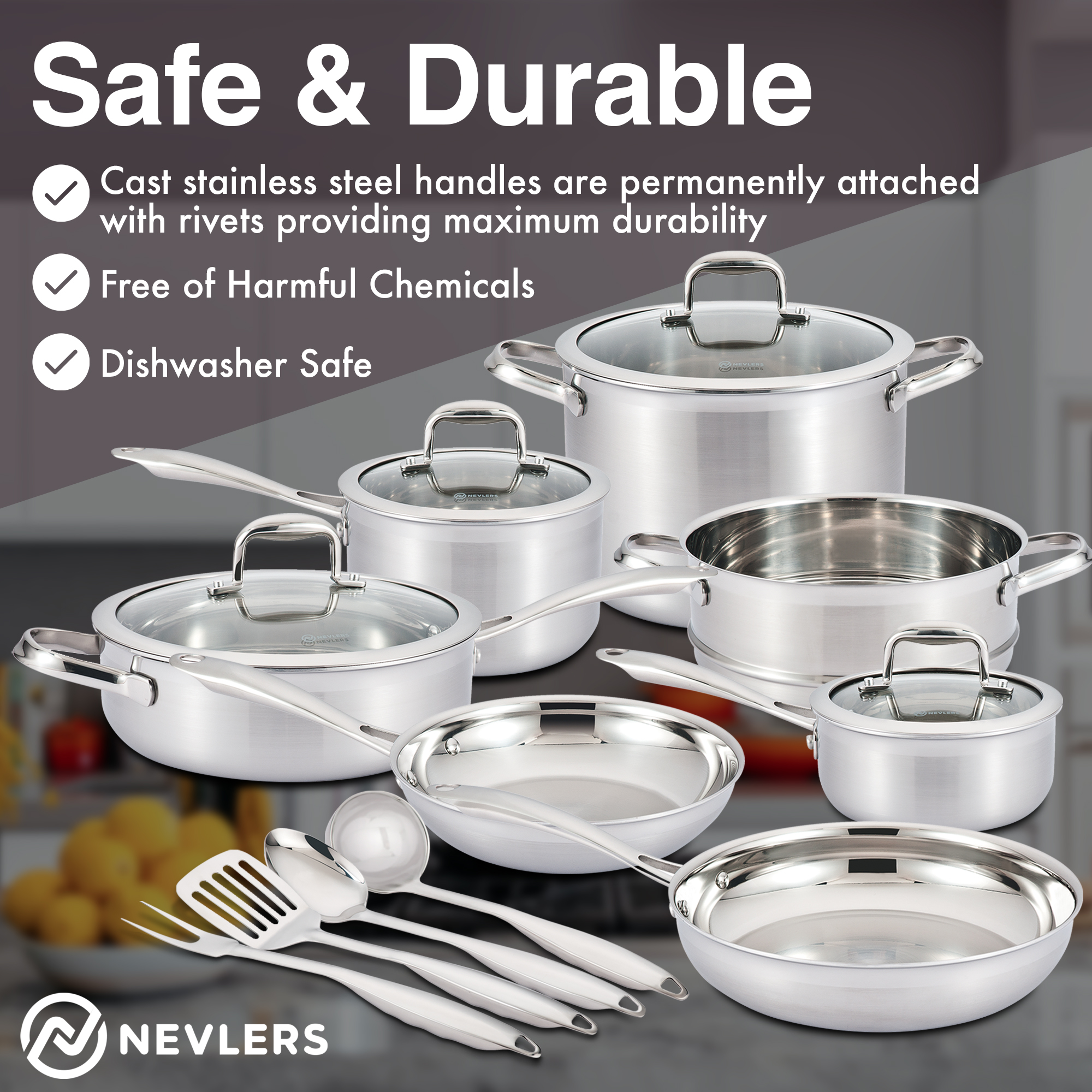 dishwasher safe pots and pans set